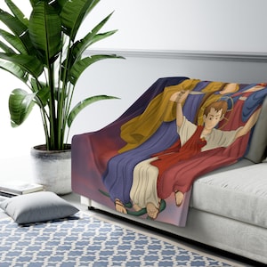Holy Family Sherpa Fleece Blanket