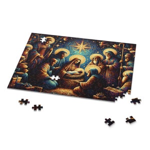 Nativity Christmas Three Wise Men and Company Puzzle 120, 252 Piece image 6