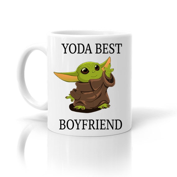 Yoda Best Boyfriend Mug Funny Valentine's Day Birthday Etsy UK