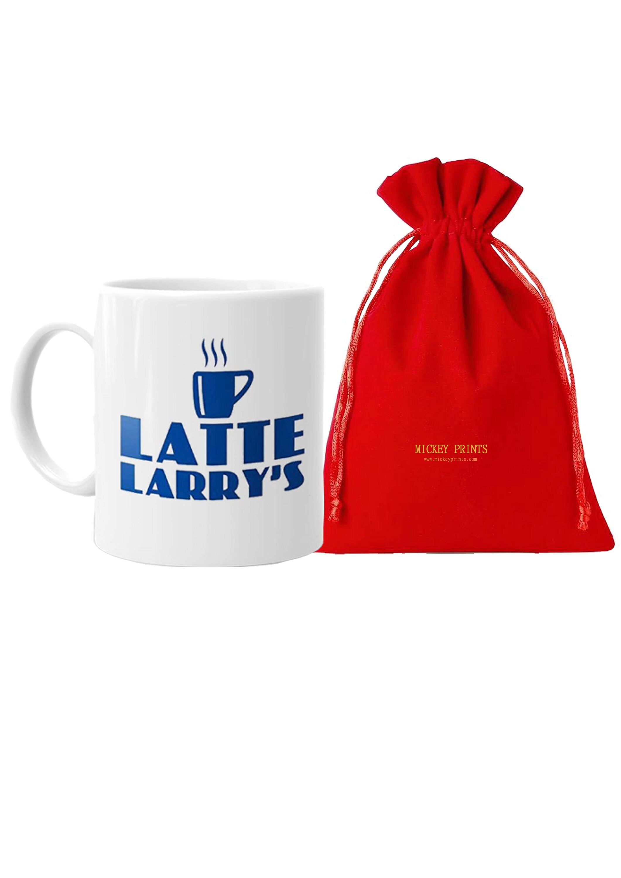 Latte Larry's Coffee Shop MugFunny Coffee Mug Tea Cup Etsy