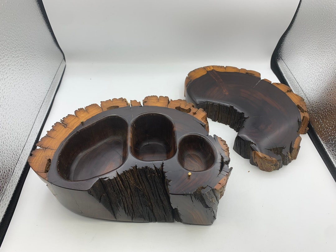 Large Studiocraft Ironwood Jewelry Dresser Box by Doug Etsy