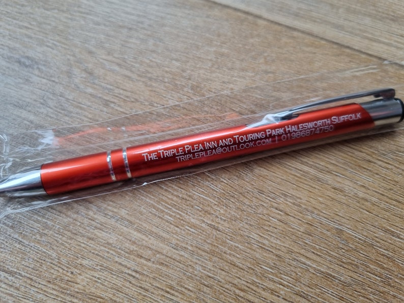 Personalised Wedding Favour Pens , pen for any occasion with your text. Great for events Baby shower Birthday Hen Graduation image 10