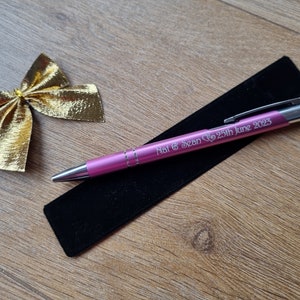 Personalised Wedding Favour Pens , pen for any occasion with your text. Great for events Baby shower Birthday Hen Graduation image 6