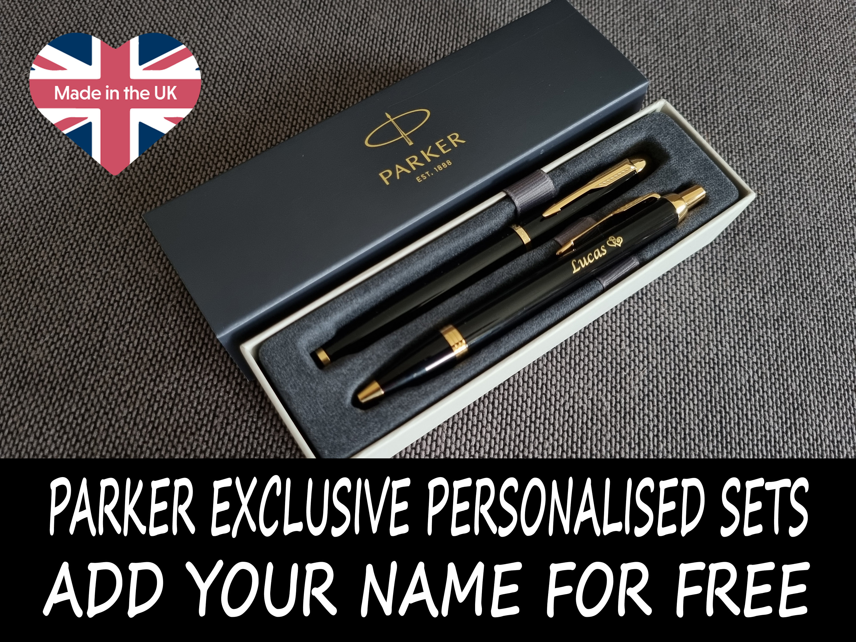 Kugelschreiber Set Geschenk Personalised Engraved Parker Ballpoint Pen  Parker Jotter IM Urban Ballpoint