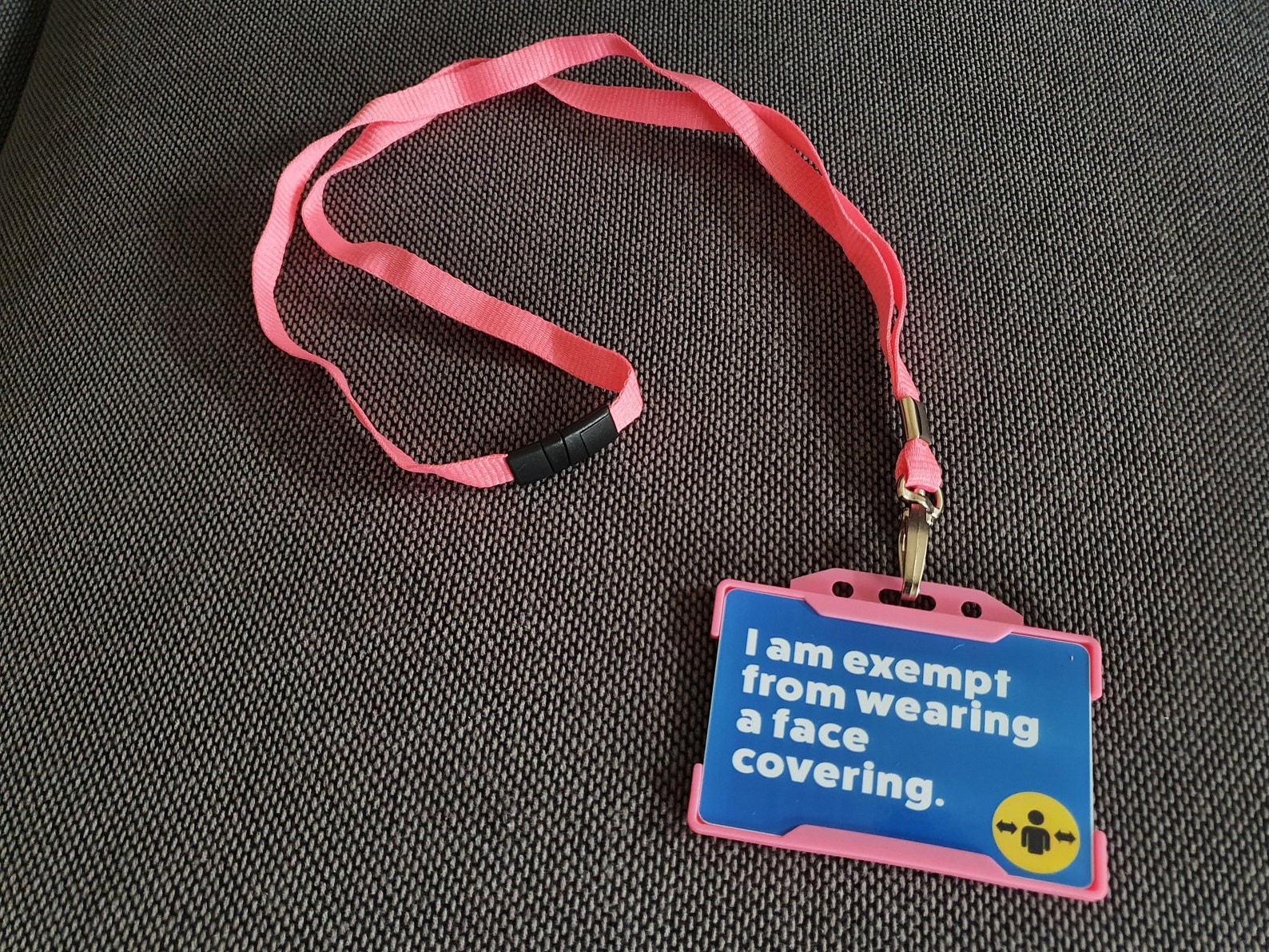 Mask Exemption Card Face Covering Exempt Asthma COPD Hidden Etsy