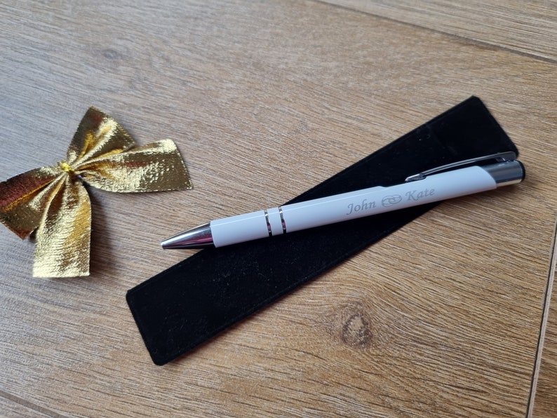 Personalised Wedding Favour Pens , pen for any occasion with your text. Great for events Baby shower Birthday Hen Graduation image 5