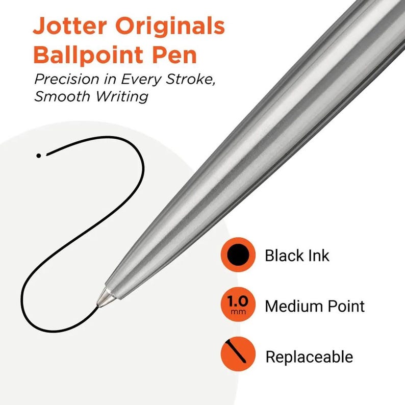 Personalised Engraved Parker Pen, Ballpoint Jotter Pen, Personalised ...