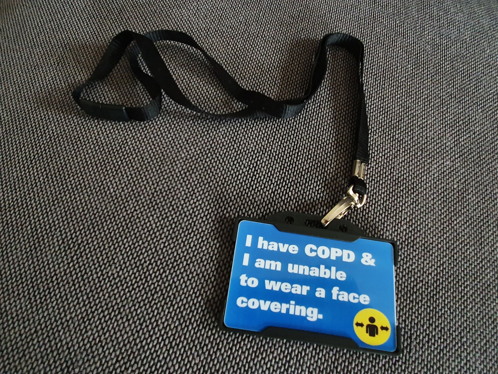 Mask Exemption Card Face Covering Exempt Asthma COPD Hidden Etsy