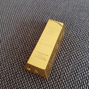 Gold Bar Personalised LIGHTER ADD Your Text Birthday - Etsy