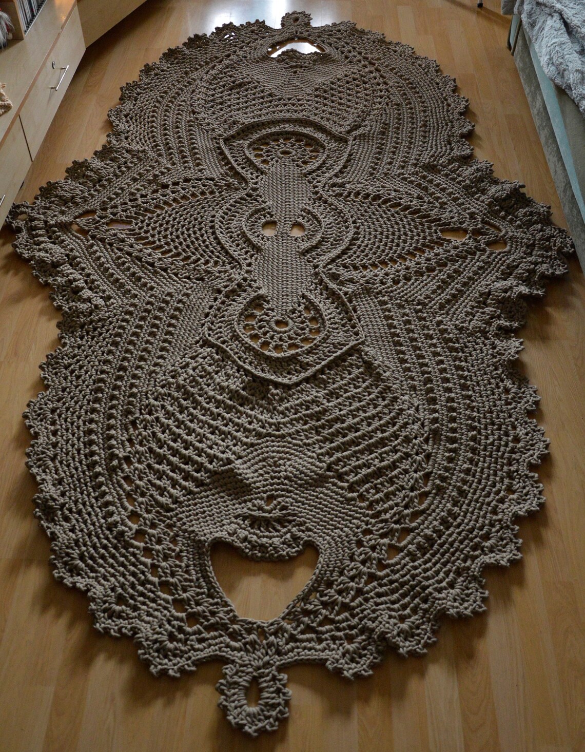 Carpet. Crocheted. Etsy