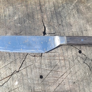 Hand Forged 6 1/4" Petty Knife with Integral Bolster and Blackwood Handle