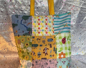 Handmade Disney Winnie the Pooh inspired tote bag gift