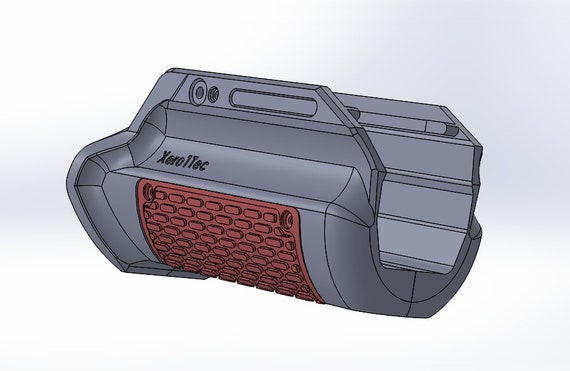 LTD VE - Takedown Pump Grip STL Print Files - Lariat Takedown Valour Edition - Instant Download