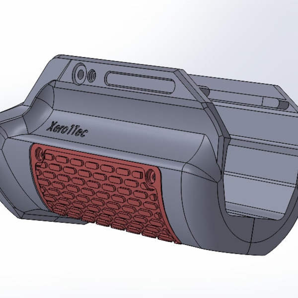 LTD VE - Takedown Pump Grip STL Print Files - Lariat Takedown Valour Edition - Instant Download