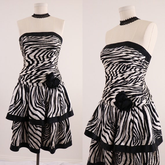 1980's Cocktail Dress/1980's Party Dress/1980's St