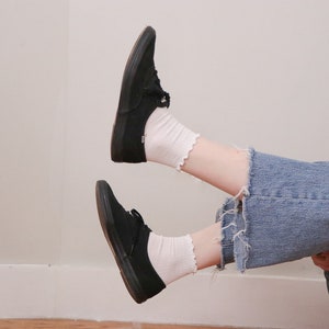 Women&#39;s Keds Sneakers/ Black Keds/ Low Top Canvas Sneakers/ Size 8.5