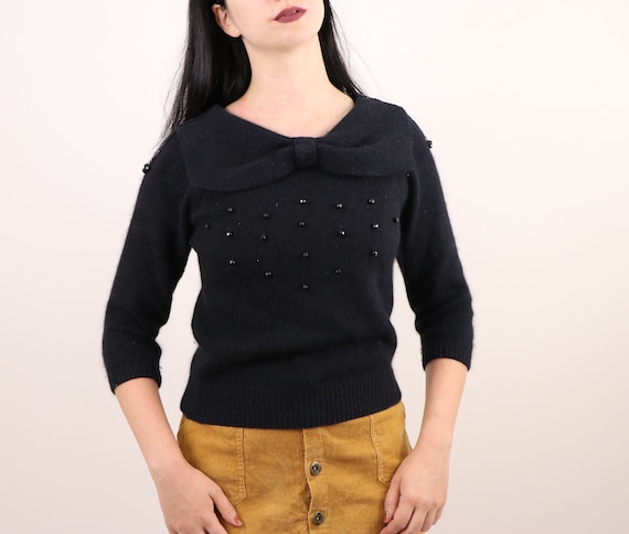 1990's Angora Sweater/1990's Silk Sweater/1990's L
