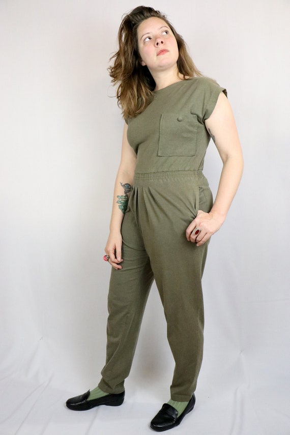 Minimalist Jumpsuit/Jumpsuit With Pockets/1990's J
