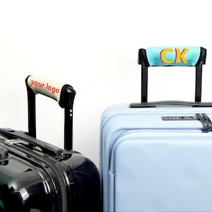 Personalized Luggage Handle Wraps,Handle Cover for Suitcase,Gift for Travel,Wrap Printed with Name,Luggage Tags,Monogram Gifts,Bag Accessory