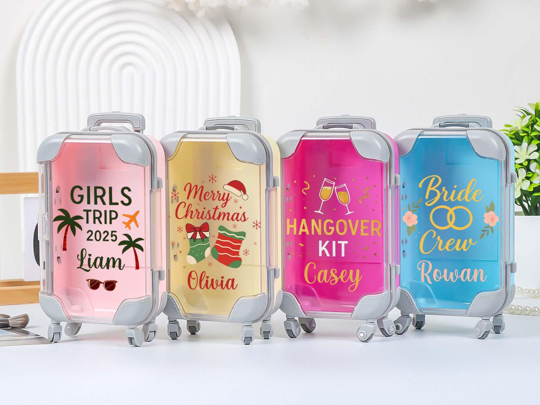 Mini Suitcase Favor Box