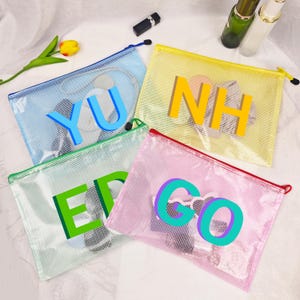 Personalisierte Pool Taschen, Nass Trocken Pool Beutel, Reißverschluss Taschen, Schatten Monogramm Pool Taschen, Strand Taschen, Wasserdichte Tasche, Junggesellinnenabschied Braut Party Favor