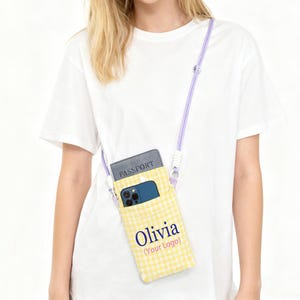 Personalized Phone Bag Crossbody,Travel Phone Bag