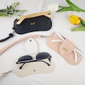 Personalized Leather Sunglasses Case: Handmade Monogram Eyewear Pouch product logo