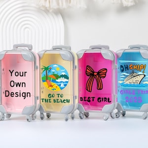Personalized Mini Suitcase,Travel Portable Hangover Organizer,Girls Trip Gift,Bridesmaid Gift,Ideal For Party Favor,Bachelorette Party