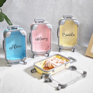 Mini maleta personalizada, organizador portátil de viaje para la resaca, regalo para chicas, regalo para damas de honor, ideal para fiestas, despedidas de soltera.