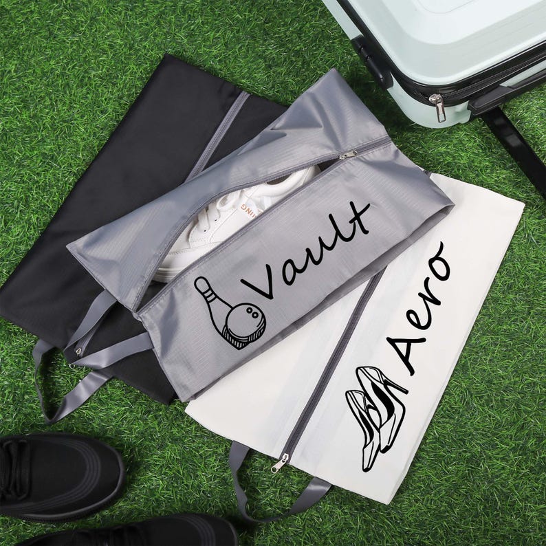 Personalized Travel Shoe Bag: Water-Resistant Sports & Golf Shoe Case image 4