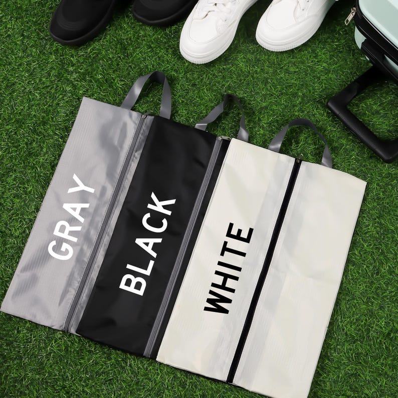 Personalized Travel Shoe Bag: Water-Resistant Sports & Golf Shoe Case image 7