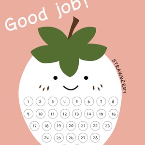 Printable Reward Chart for kids- Good parenting solution- Chore Chart for kids- Responsibility Chart