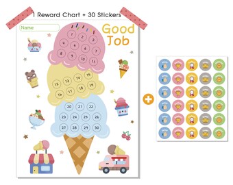 CARS Reward Chart for Kids- Good Parenting Solution- Chore Chart for ...