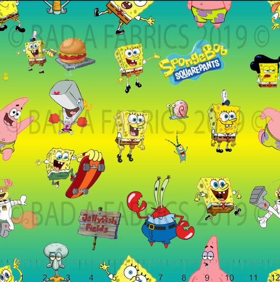Sponge Fabric Character Fabric Cotton stretch Jersey Etsy