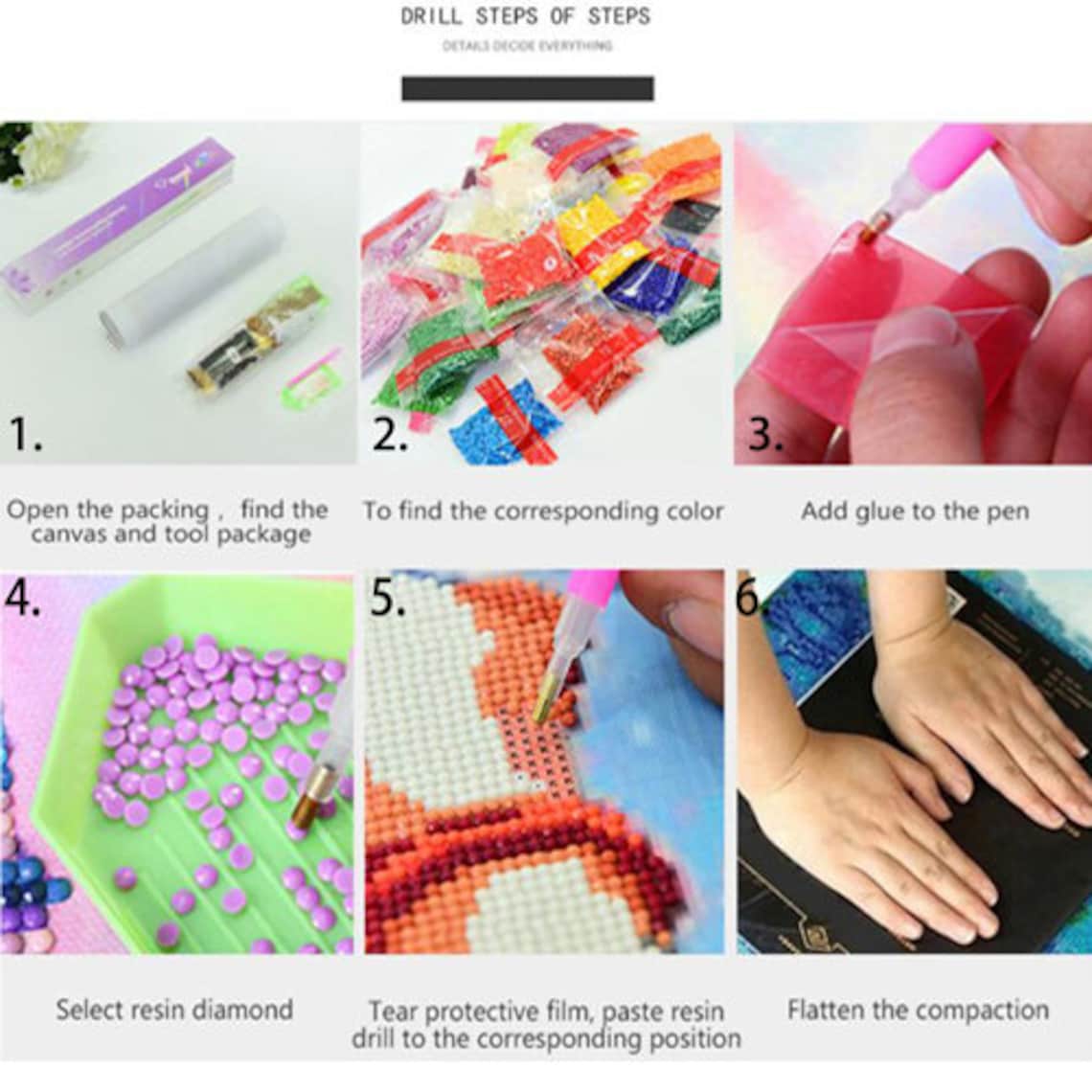 Lion Animal Handicraft Diamond Painting Kit 5D DIY Full Drill - Etsy