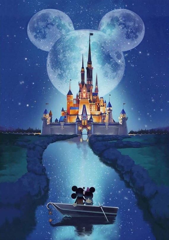 Buy Diamond Painting Kits on Canvas Micky Mouse Castle Resinstones  Embroidery Diamond Home Wall Decor Canvas Prints HD 5D Diamond Art Paints  Online in India 