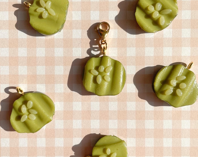 Pickle Bag Charm Zipper Pull
