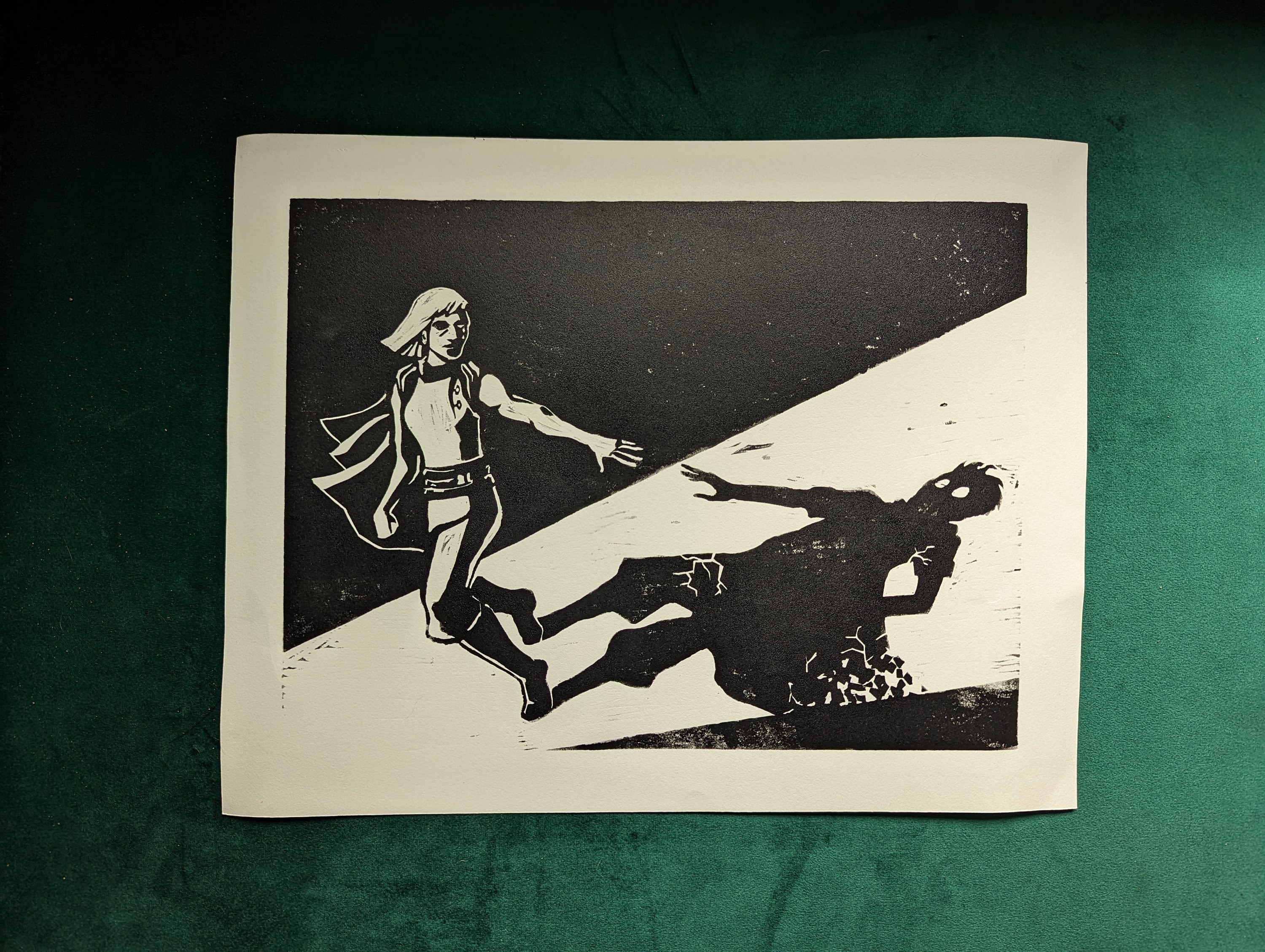 Long Love Locked Tomb Woodblock Print