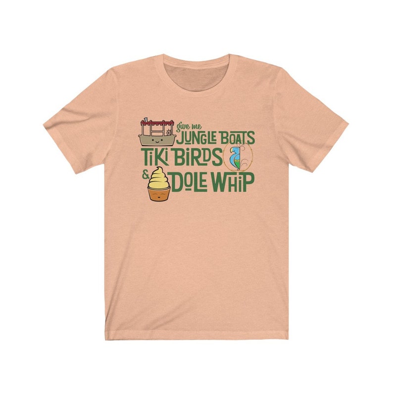 Give Me Series Adventure Unisex Jersey Short Sleeve Tee DLR WDW Shirt Disney Bounding Heather Peach