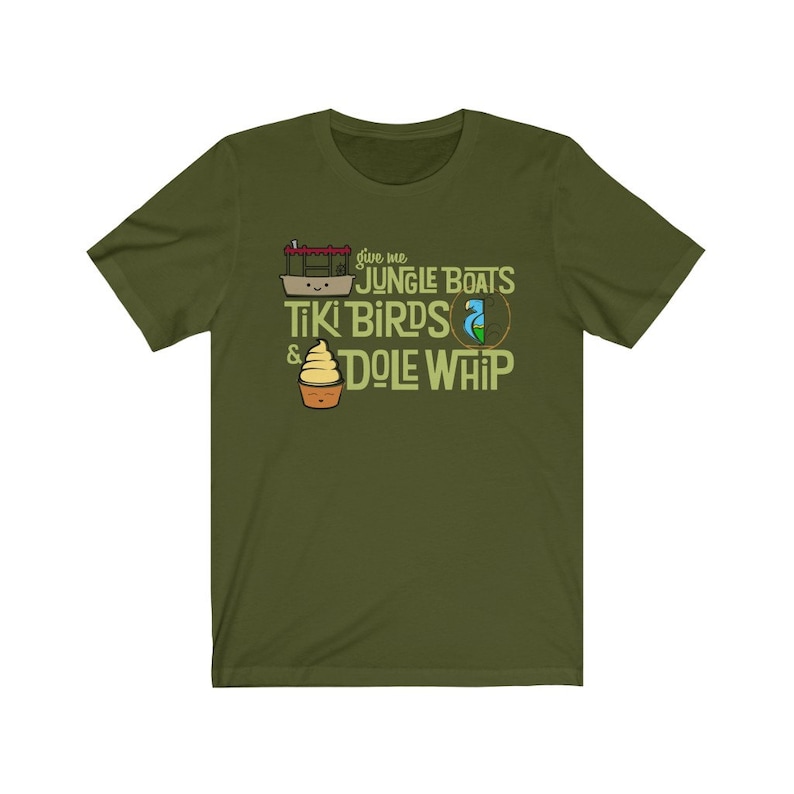 Give Me Series Adventure Unisex Jersey Short Sleeve Tee DLR WDW Shirt Disney Bounding Olive