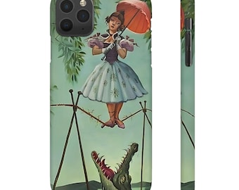 Haunted Mansion Ballerina iPhone Case: Stretching Room Art
