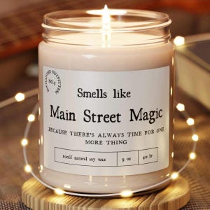 Disney Magic Scented Candle, Main Street Candle, Mickey Mouse, Disneyland Candle, Gift for Disney Fans, Soy Candle
