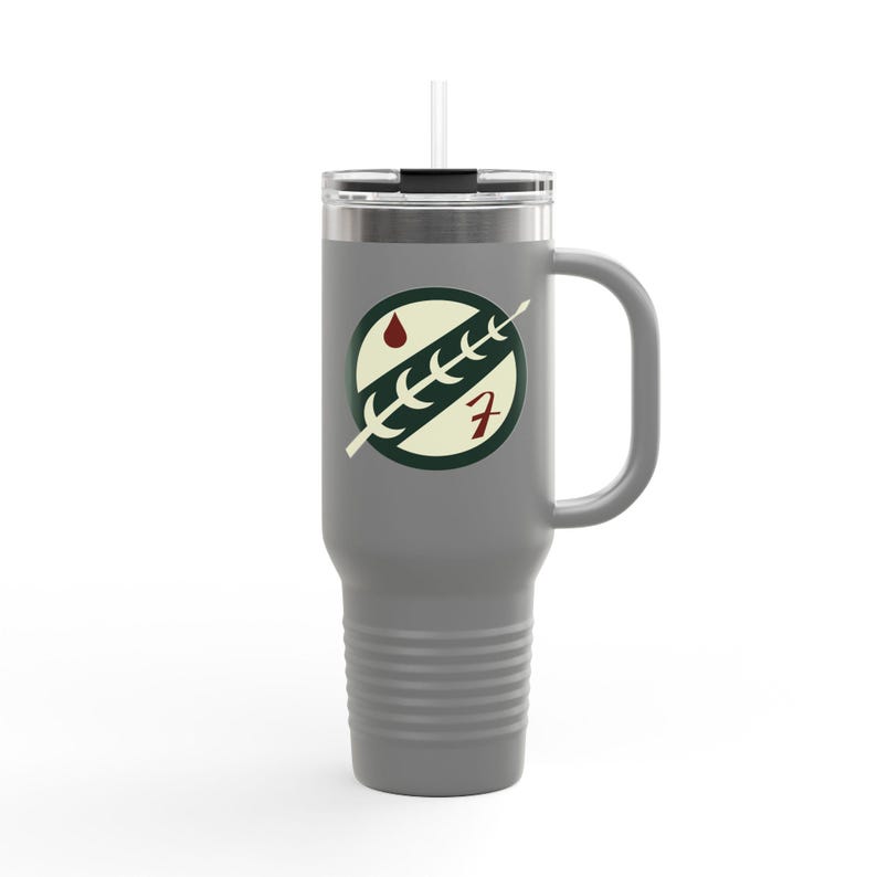 Boba Fett Mandalorian Travel Mug, Sci-Fi Gift image 6