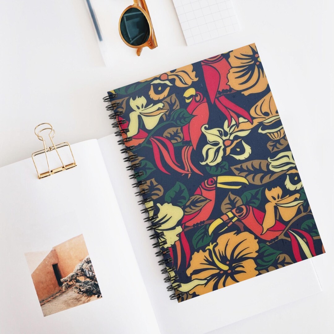 Tiki Notebook Enchanted Tiki Room Birds Spiral Notebook - Disneyland Journal - Etsy