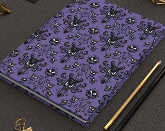 Diario de la Mansión Encantada: Cuaderno mate inspirado en Disneyland y Disney World