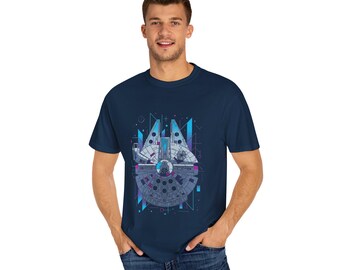 Camiseta Halcón Milenario de Star Wars: Camiseta gráfica unisex, ropa de ciencia ficción