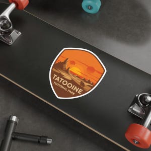 Tatooine National Park Sticker: Star Wars Sci-Fi Decal