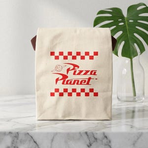 Disney Pixar Toy Story Pizza Planet Canvas Lunch Bag