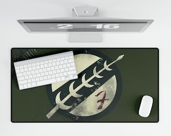 Boba Fett Mandalorian Desk Mat – Star Wars Gaming Mouse Pad