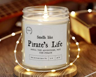 Pirates of the Caribbean Candle: Coconut Apricot Wax Adventure Theme
